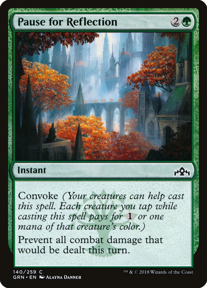 Pausa para Reflexão / Pause for Reflection - Magic: The Gathering - MoxLand