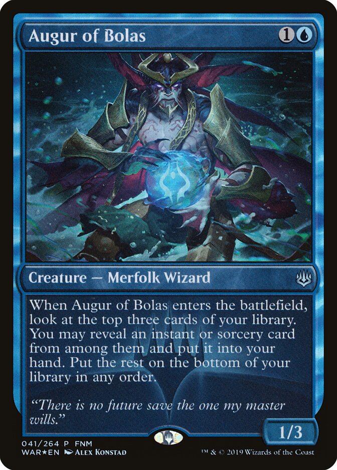 Áugure de Nicol Bolas / Augur of Bolas - Magic: The Gathering - MoxLand