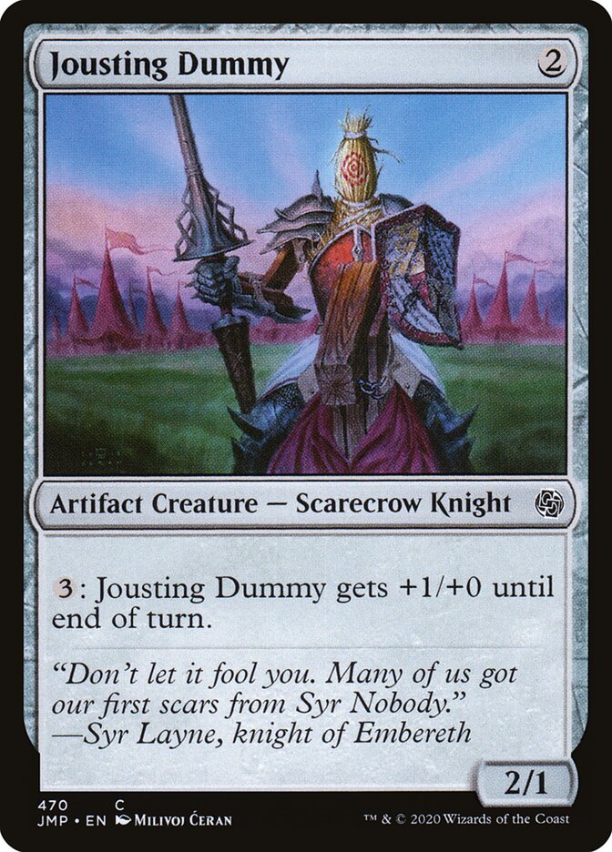 Boneco de Justa / Jousting Dummy - Magic: The Gathering - MoxLand