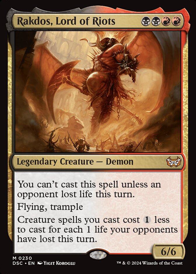 Rakdos, Senhor dos Tumultos / Rakdos, Lord of Riots - Magic: The Gathering - MoxLand