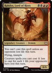 Rakdos, Senhor dos Tumultos / Rakdos, Lord of Riots - Magic: The Gathering - MoxLand