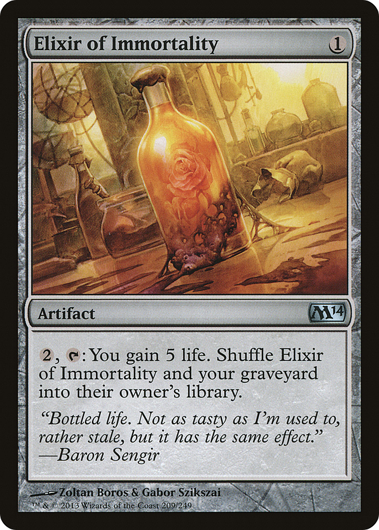 Elixir da Imortalidade / Elixir of Immortality - Magic: The Gathering - MoxLand