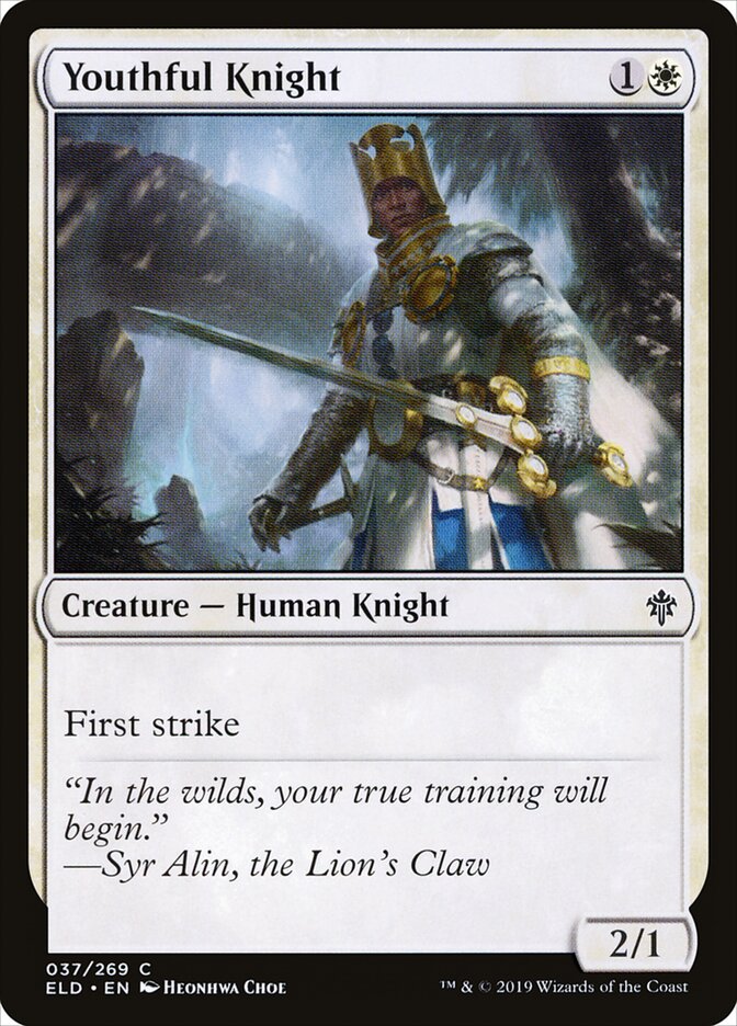 Jovem Cavaleiro / Youthful Knight - Magic: The Gathering - MoxLand