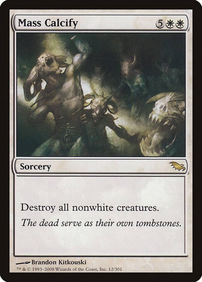 Calcificar em Massa / Mass Calcify - Magic: The Gathering - MoxLand