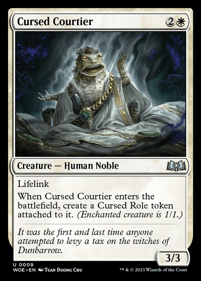 Cortesão Amaldiçoado / Cursed Courtier - Magic: The Gathering - MoxLand