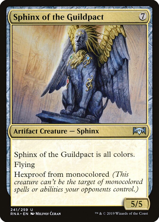 Esfinge do Pacto das Guildas / Sphinx of the Guildpact - Magic: The Gathering - MoxLand