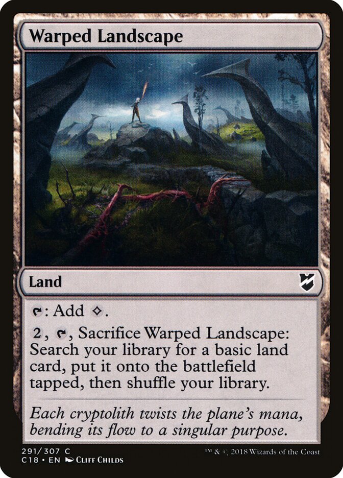 Paisagem Distorcida / Warped Landscape - Magic: The Gathering - MoxLand