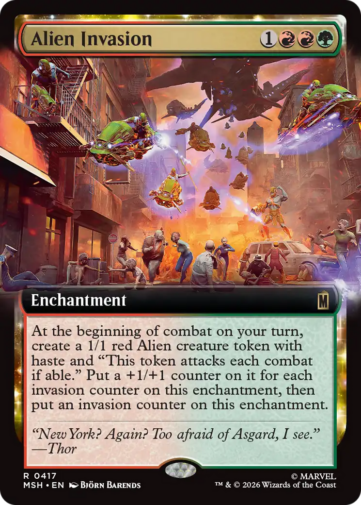 Alien Invasion - Magic: The Gathering - MoxLand
