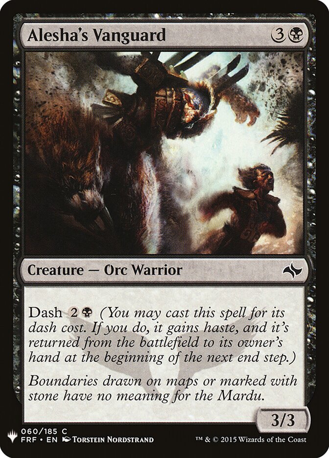 Vanguarda de Alesha / Alesha's Vanguard - Magic: The Gathering - MoxLand