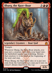 Ilharg, o Javali Arrasador / Ilharg, the Raze-Boar - Magic: The Gathering - MoxLand