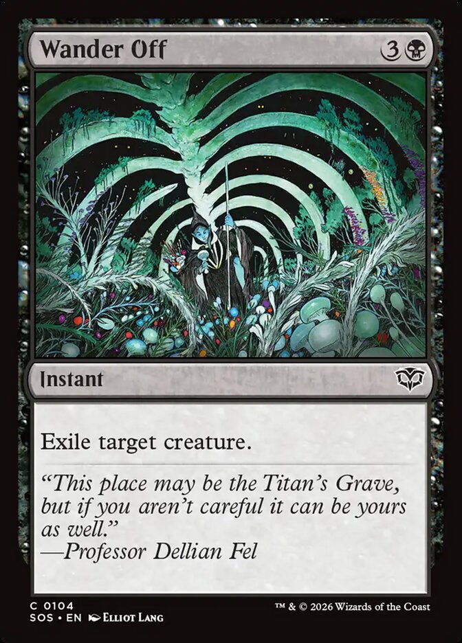 Wander Off - Magic: The Gathering - MoxLand