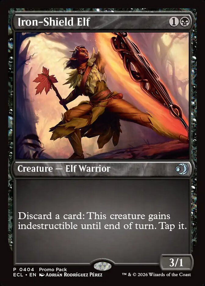 Elfo do Escudo de Ferro / Iron-Shield Elf - Magic: The Gathering - MoxLand