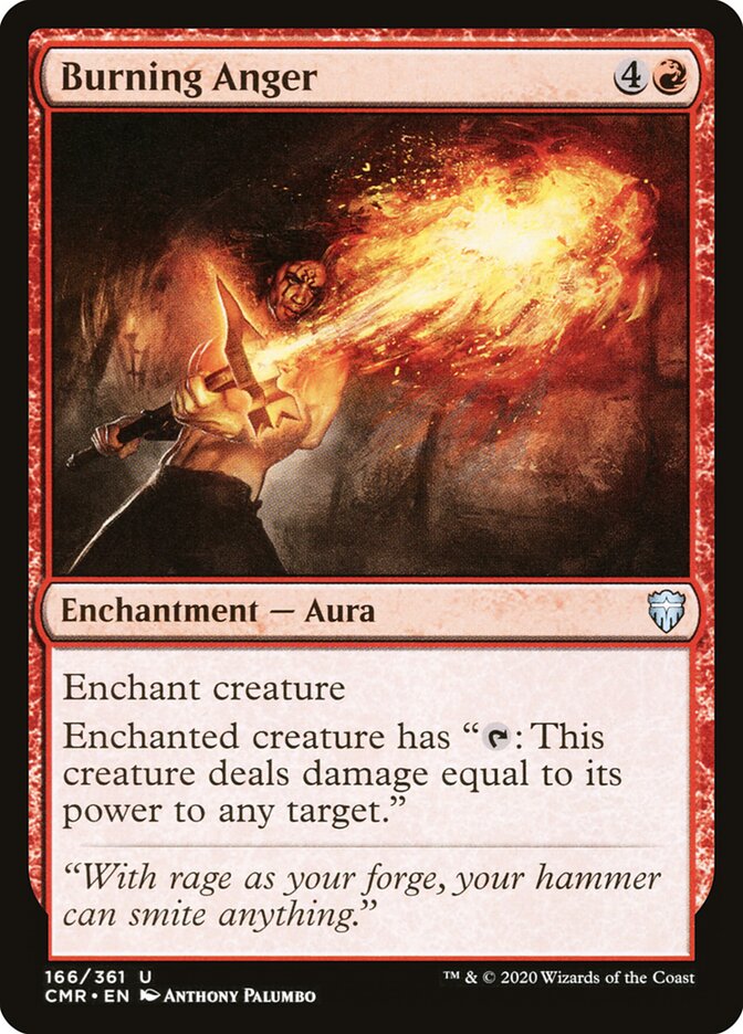 Ódio Flamejante / Burning Anger - Magic: The Gathering - MoxLand