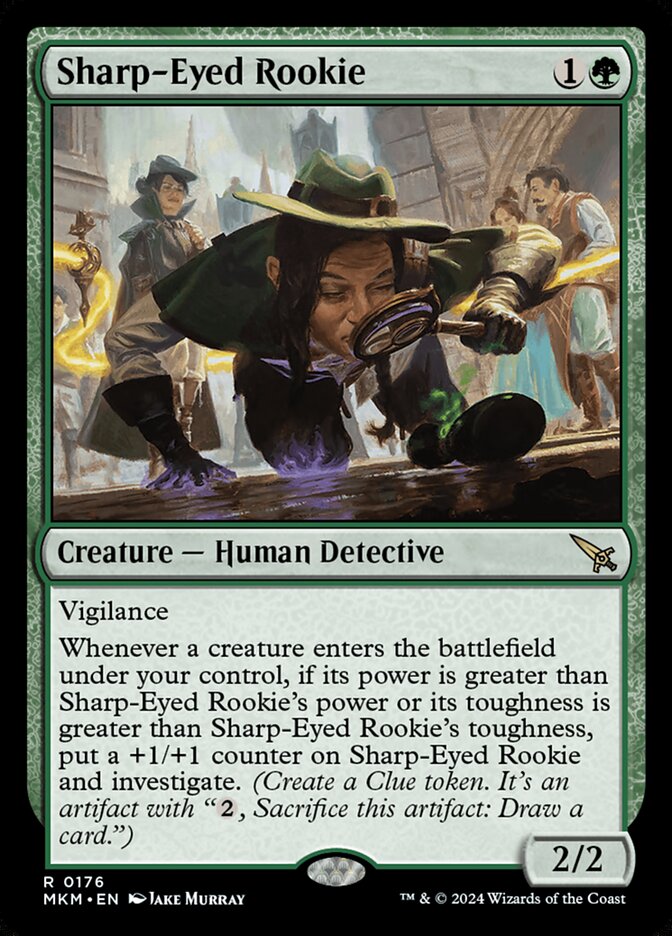 Novata de Olho Vivo / Sharp-Eyed Rookie - Magic: The Gathering - MoxLand