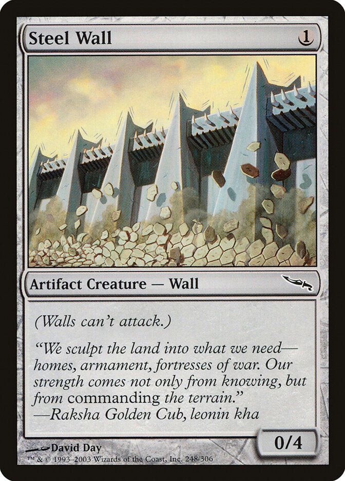 Barreira de Aço / Steel Wall - Magic: The Gathering - MoxLand