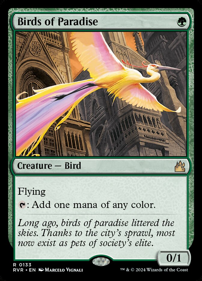 Aves do Paraíso / Birds of Paradise - Magic: The Gathering - MoxLand