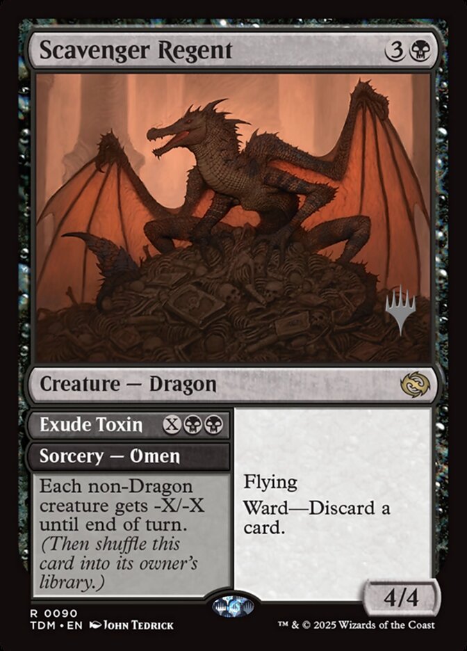 Scavenger Regent / Exude Toxin - Magic: The Gathering - MoxLand