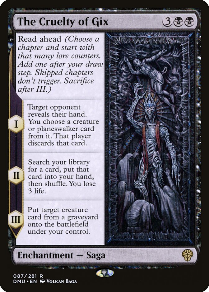 A Crueldade de Gix / The Cruelty of Gix - Magic: The Gathering - MoxLand