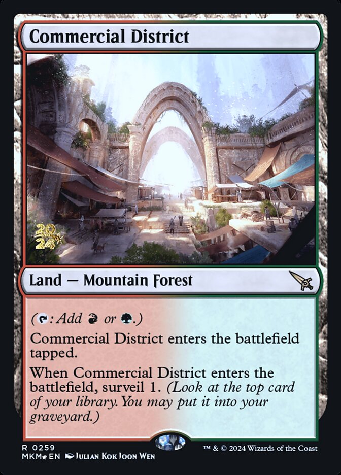 Distrito Comercial / Commercial District - Magic: The Gathering - MoxLand