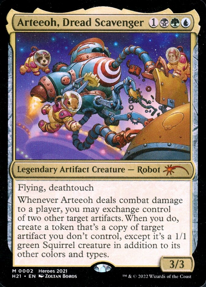 Arteeoh, Dread Scavenger - Magic: The Gathering - MoxLand