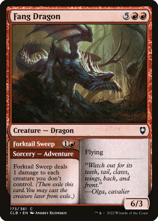 Dragão das Presas / Fang Dragon - Magic: The Gathering - MoxLand