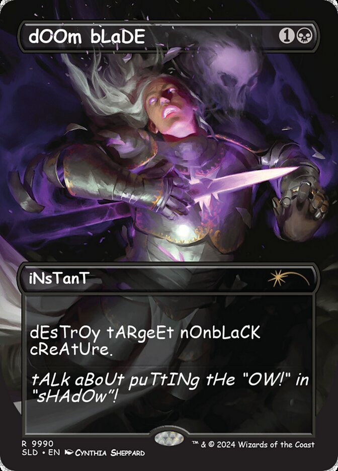 Lâmina da Destruição / Doom Blade - Magic: The Gathering - MoxLand