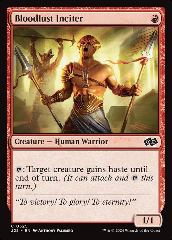 Incitador da Sede de Sangue / Bloodlust Inciter - Magic: The Gathering - MoxLand