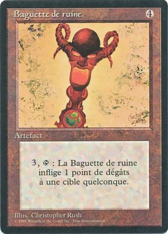 Bastão da Ruína / Rod of Ruin - Magic: The Gathering - MoxLand