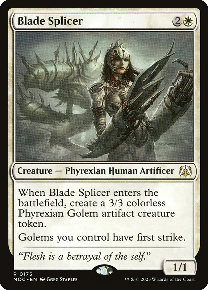 Implantador de Lâminas / Blade Splicer - Magic: The Gathering - MoxLand