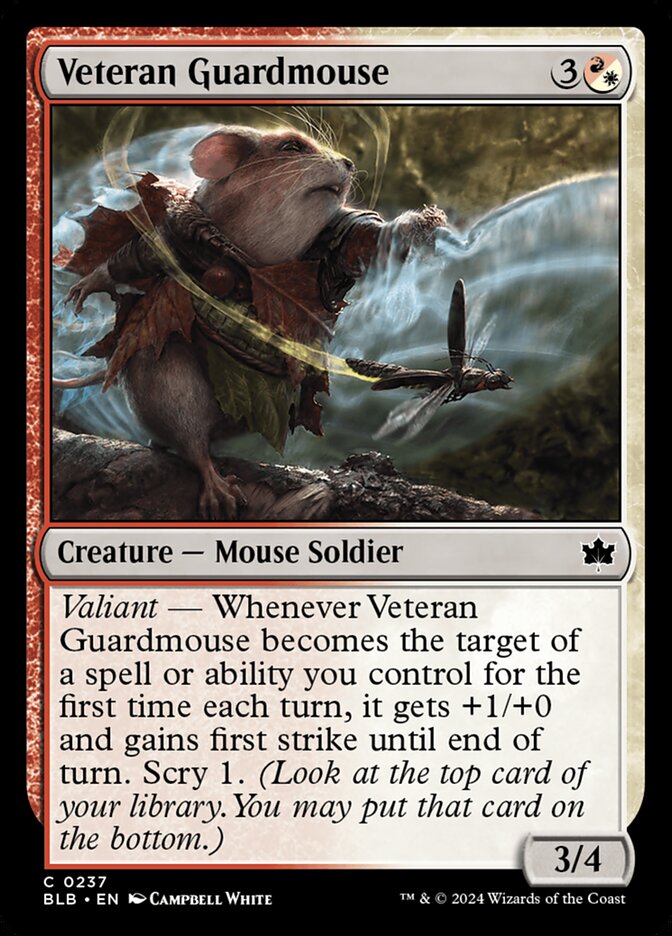Camundongo de Guarda Veterano / Veteran Guardmouse - Magic: The Gathering - MoxLand