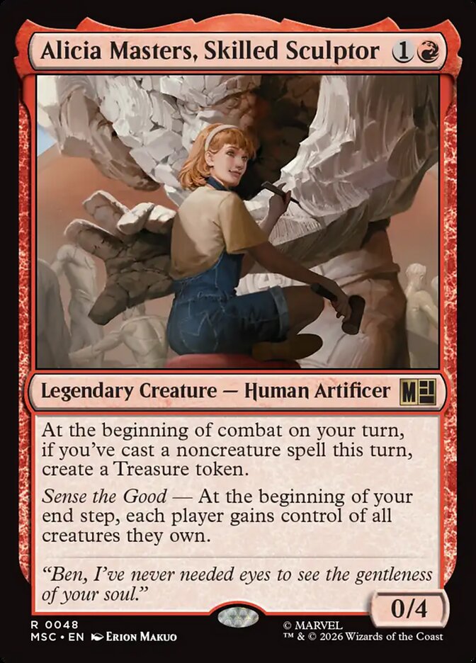 Alicia Masters, Skilled Sculptor - Magic: The Gathering - MoxLand
