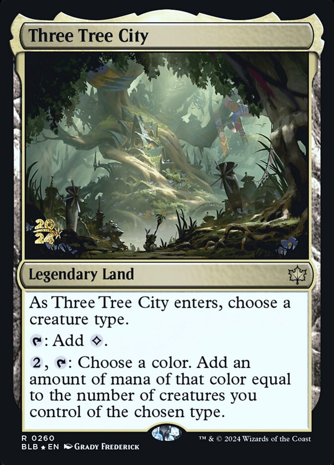 Three Tree City - Magic: The Gathering - MoxLand