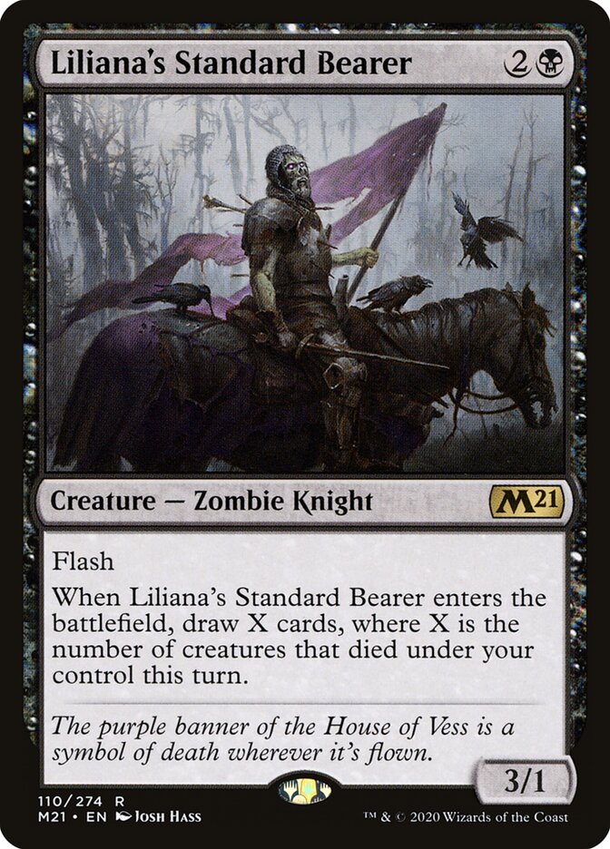 Porta-estandarte de Liliana / Liliana's Standard Bearer - Magic: The Gathering - MoxLand
