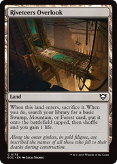 Mirante dos Rebiteiros / Riveteers Overlook - Magic: The Gathering - MoxLand