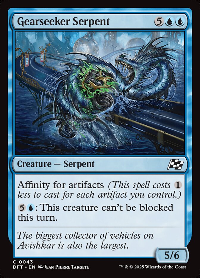 Serpente Mecanívora / Gearseeker Serpent - Magic: The Gathering - MoxLand