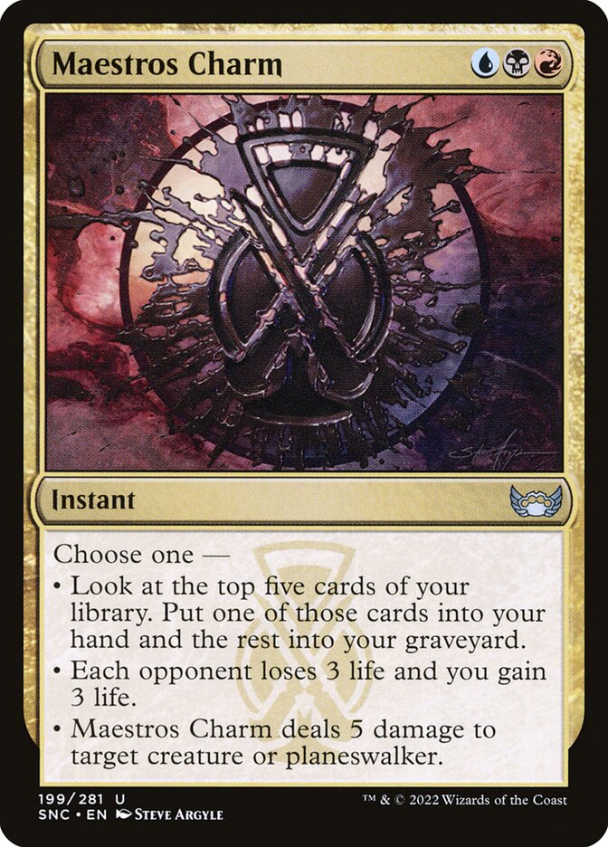 Amuleto dos Maestros / Maestros Charm - Magic: The Gathering - MoxLand