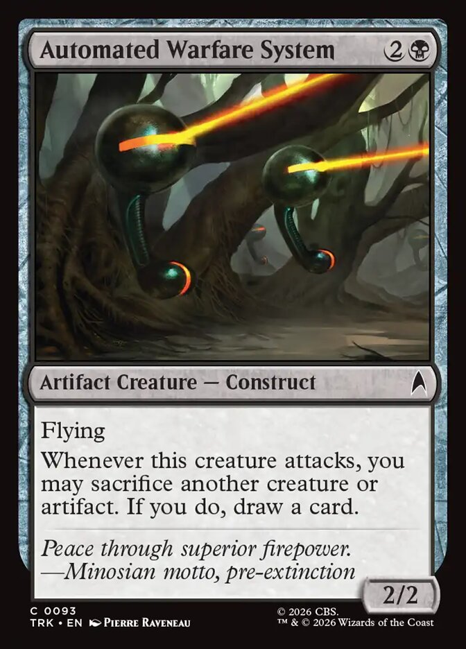 Automated Warfare System - Magic: The Gathering - MoxLand
