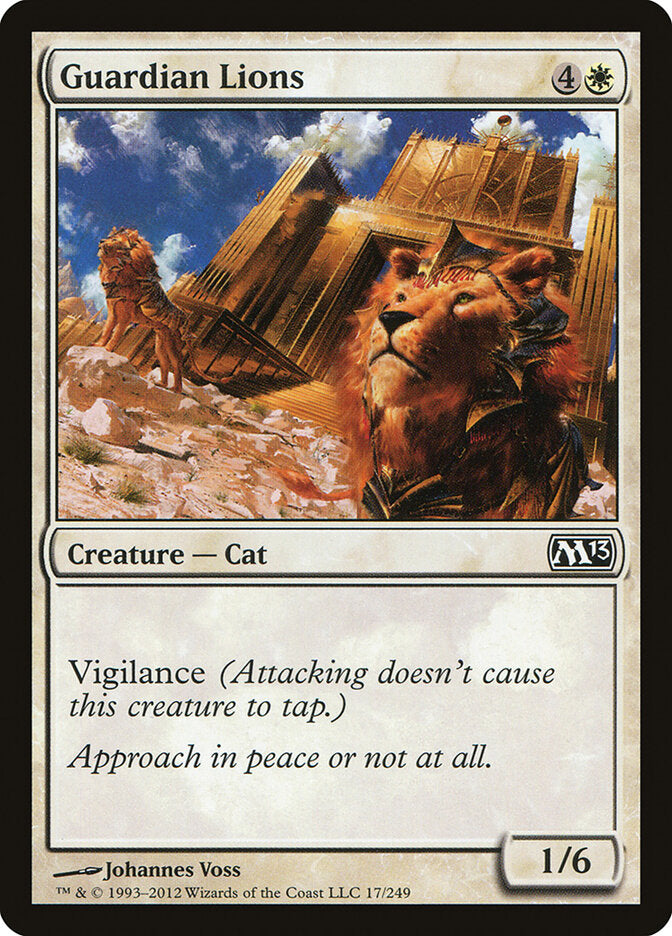 Leões Guardiões / Guardian Lions - Magic: The Gathering - MoxLand