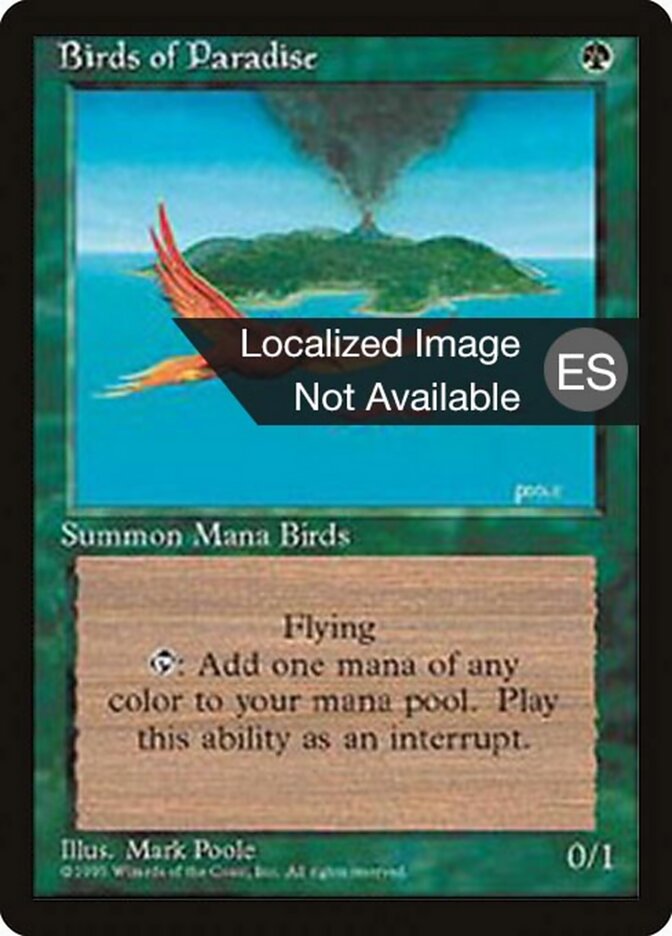 Aves do Paraíso / Birds of Paradise - Magic: The Gathering - MoxLand
