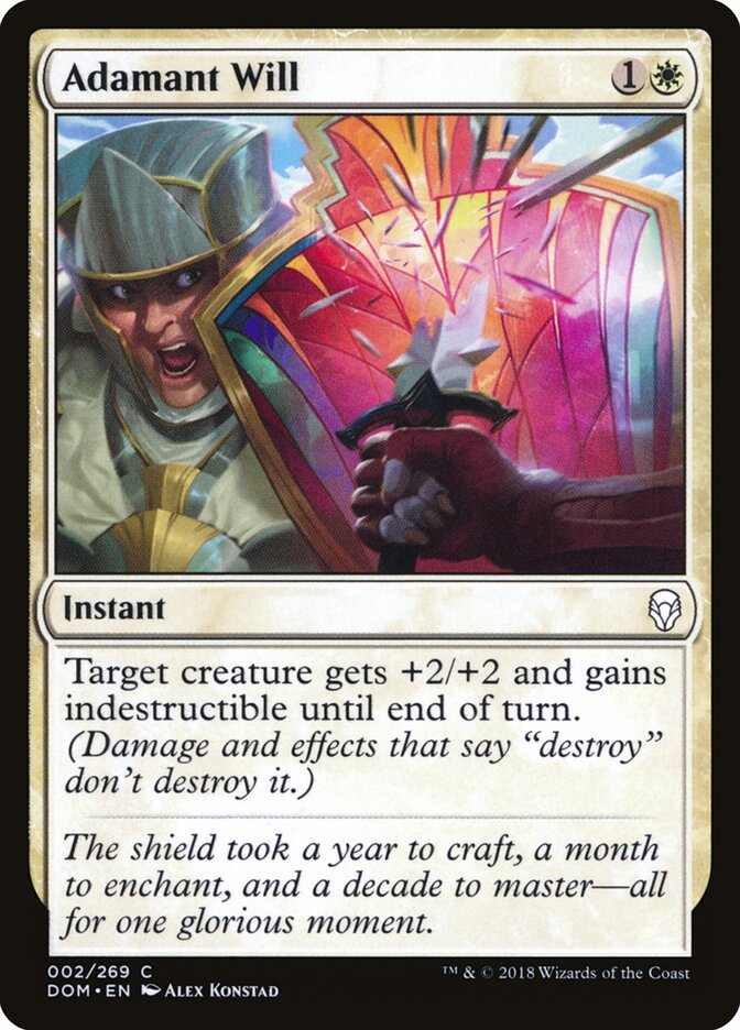 Vontade Adamantina / Adamant Will - Magic: The Gathering - MoxLand