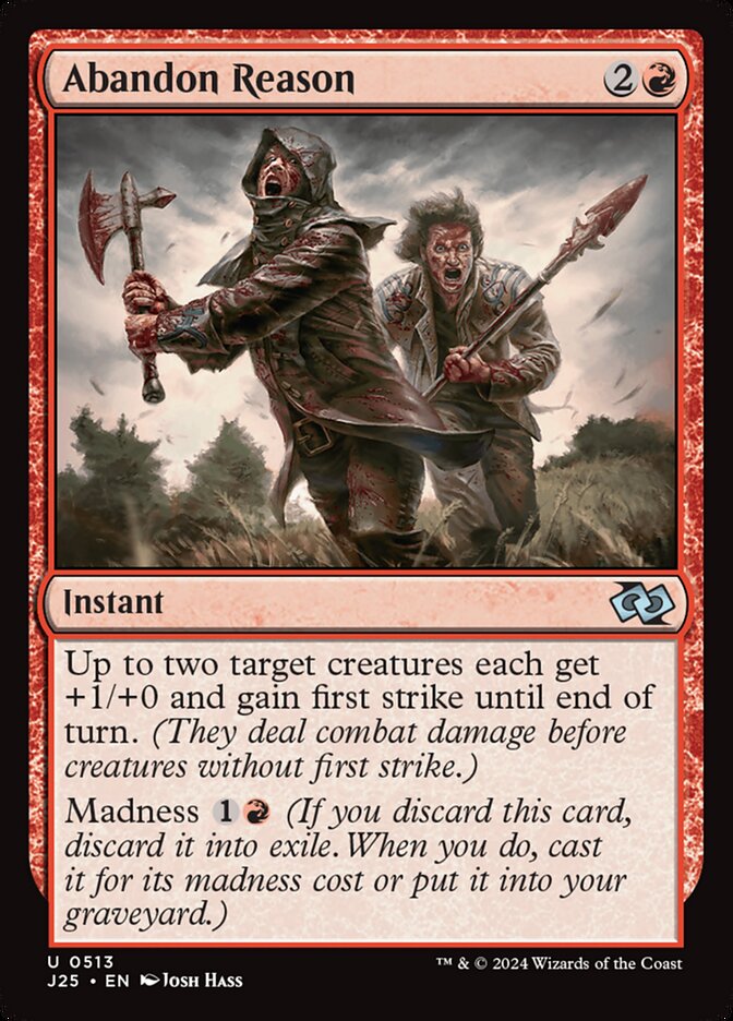 Abandonar a Razão / Abandon Reason - Magic: The Gathering - MoxLand