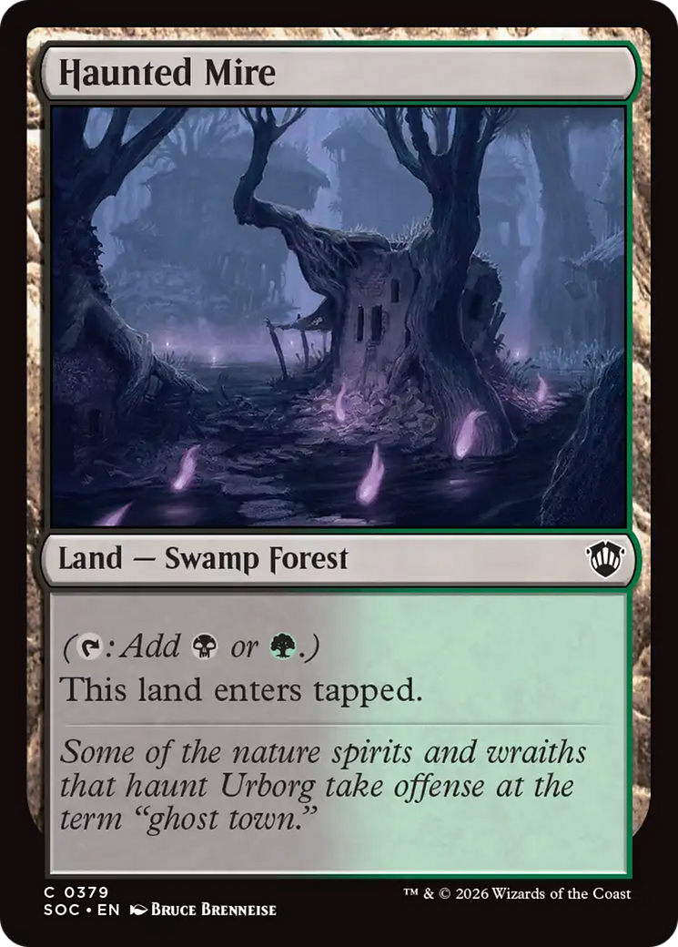 Lodaçal Assombrado / Haunted Mire - Magic: The Gathering - MoxLand