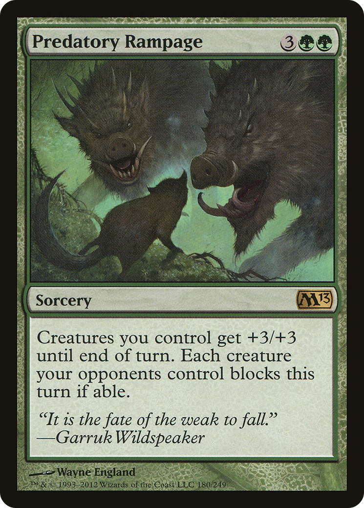 Fúria Predatória / Predatory Rampage - Magic: The Gathering - MoxLand