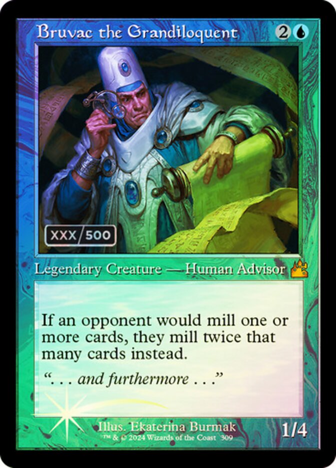 Bruvac, o Grandiloquente / Bruvac the Grandiloquent - Magic: The Gathering - MoxLand