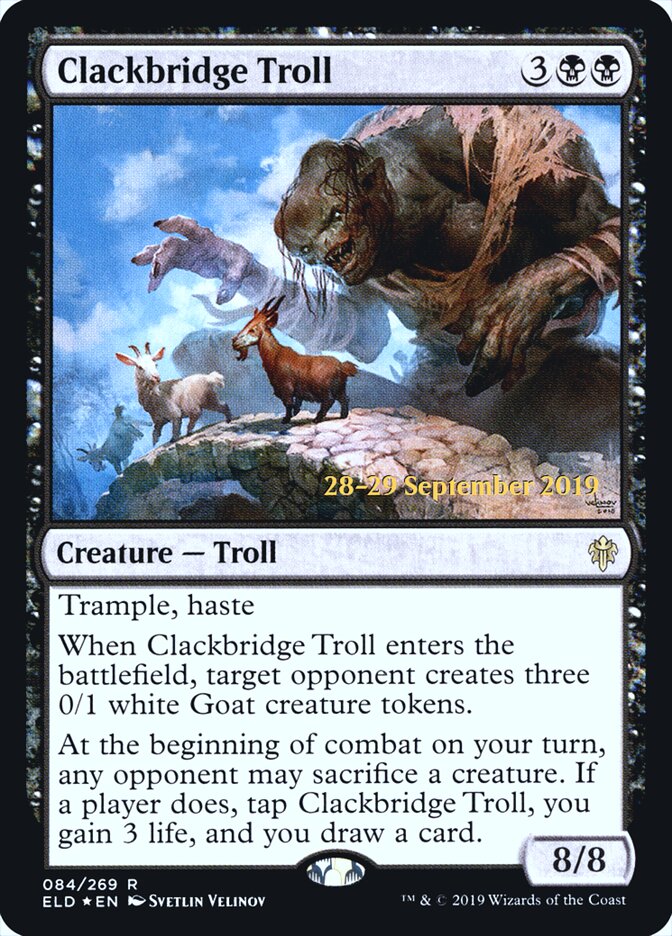 Trol da Ponte Ribombante / Clackbridge Troll - Magic: The Gathering - MoxLand