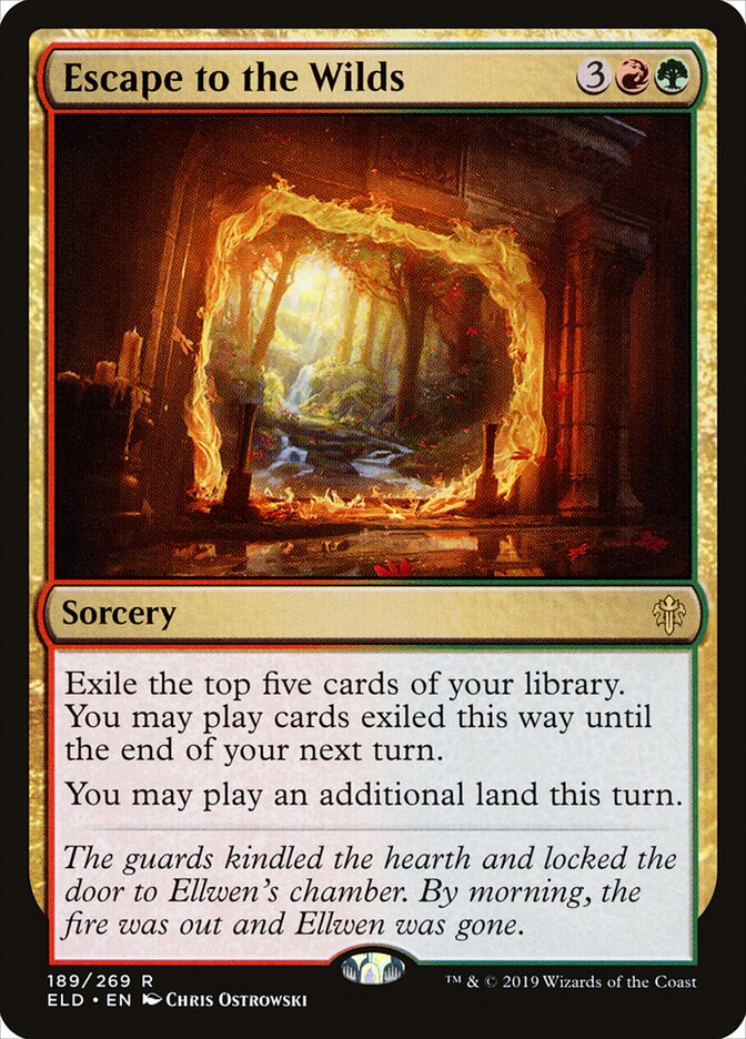 Fuga para as Terras Selvagens / Escape to the Wilds - Magic: The Gathering - MoxLand