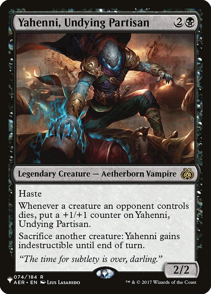 Yahenni, Guerrilheiro Imortal / Yahenni, Undying Partisan - Magic: The Gathering - MoxLand