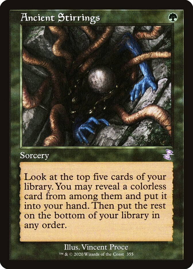 Agitações do Passado / Ancient Stirrings - Magic: The Gathering - MoxLand