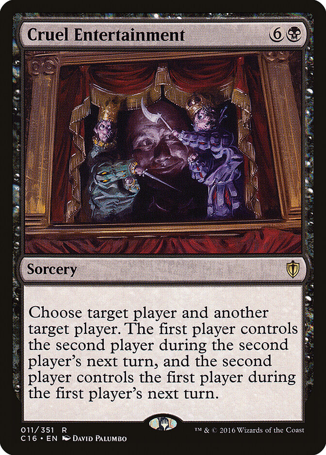 Entretenimento Cruel / Cruel Entertainment - Magic: The Gathering - MoxLand