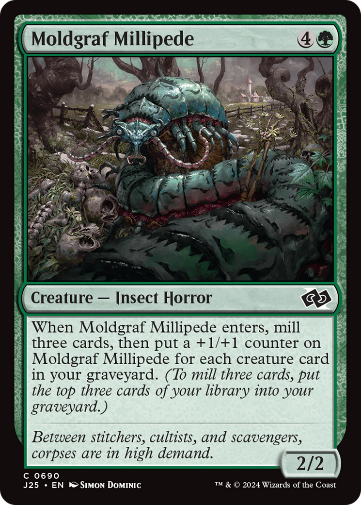 Milípede do Cemitério Bolorento / Moldgraf Millipede - Magic: The Gathering - MoxLand